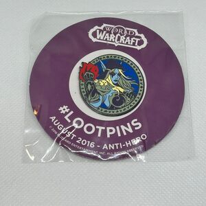 Loot Crate Collector Pin  August 2016 Anti-Hero